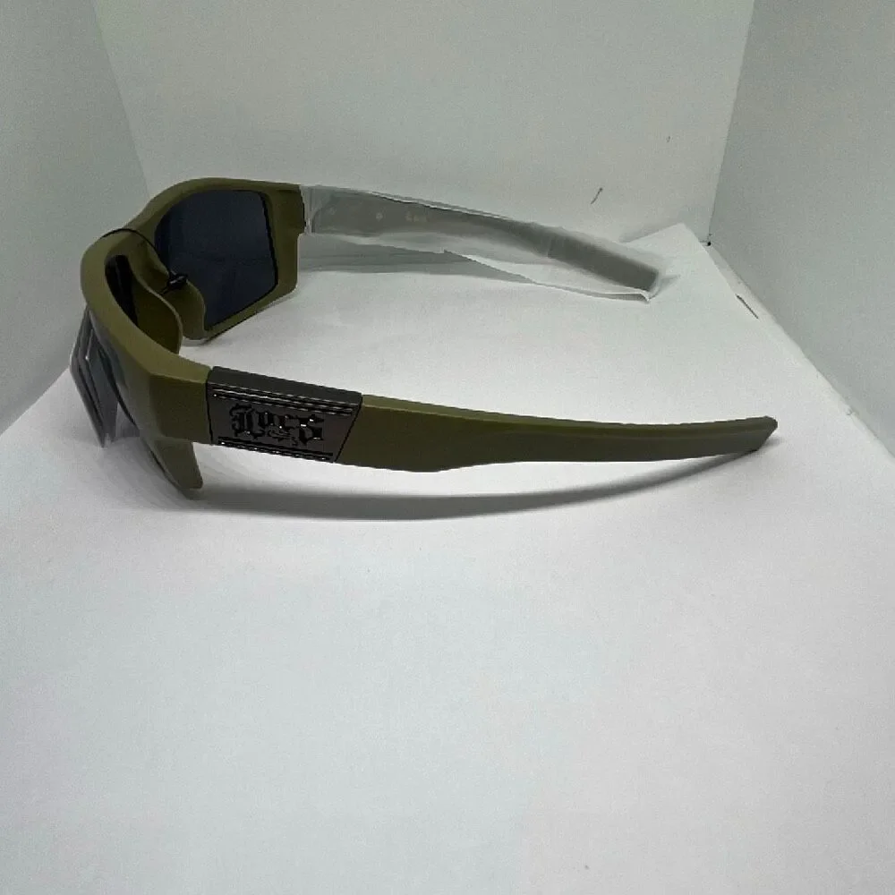 Locs Army Green Hardcore Shades Wraparound UV Protection Sunglasses NWT